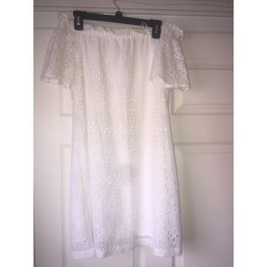 White Off the Shoulder dress